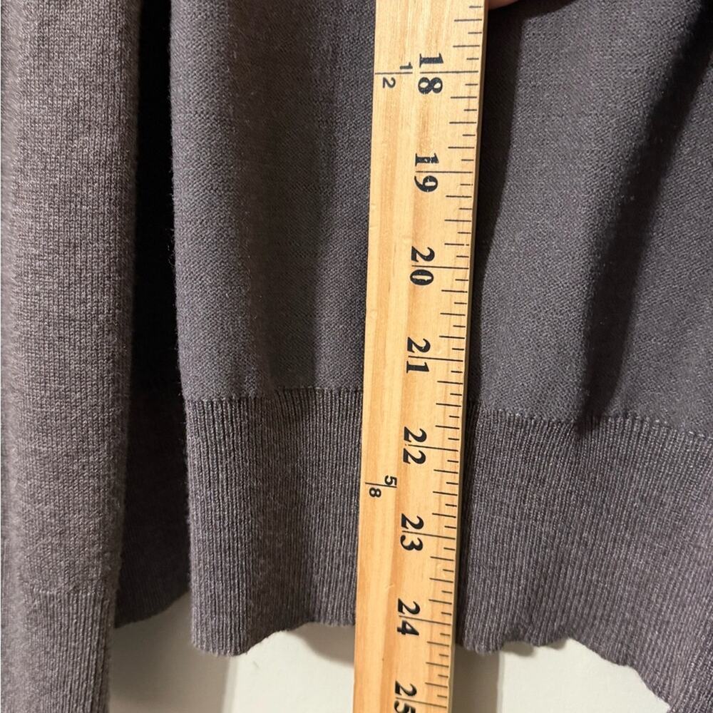 GRACE KARIN size XL brown open front button up soft knit cardigan long sleeve - Picture 9 of 12